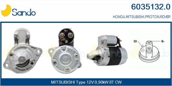 Motorino d'avviamento SANDO 6035132.0