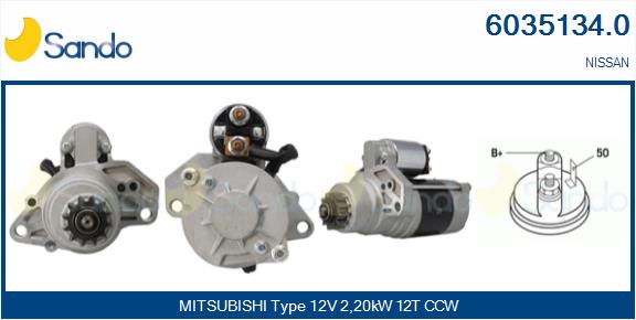  MOTORINO AVVIAMENTO (ADATTABILE) NISSAN ALMERA 2.2D 00-