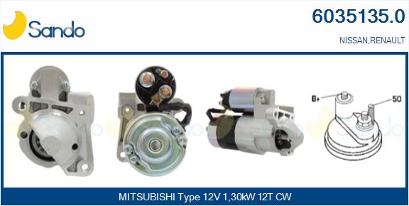  MOTORINO AVVIAMENTO (ADATTABILE) RENAULT CLIO 1.5DCI 04-