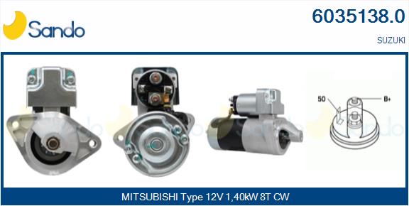  MOTORINO AVVIAMENTO (ADATTABILE) SUZUKI GRAN VITARA 2.0 -03