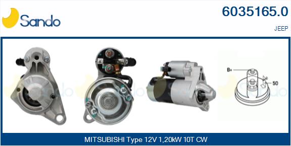 Motorino d'avviamento SANDO 6035165.0