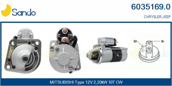 SANDO M.AV.TO(ADATTABILE) JEEP CHEROKEE 2.5 CRD -08