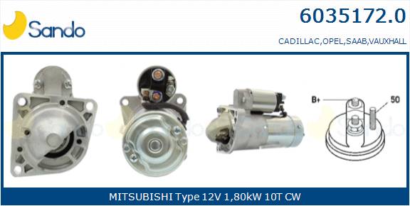  MOTORINO AVVIAMENTO (ADATTABILE) OPEL.SAAB
