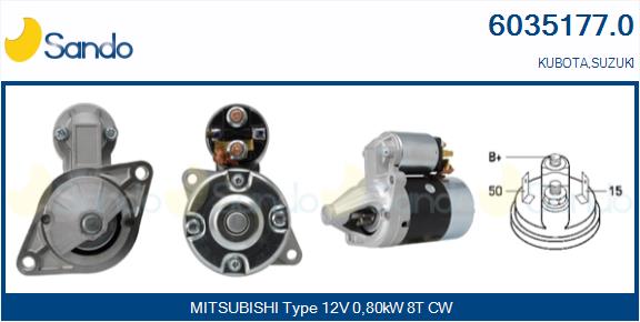  MOTORINO AVVIAMENTO (ADATTABILE) SUZUKI SJ 410 -88