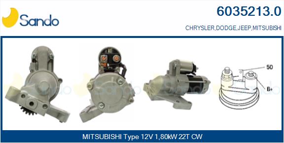  MOTORINO AVVIAMENTO (ADATTABILE) JEEP COMPASS 2.0 CRD 06-