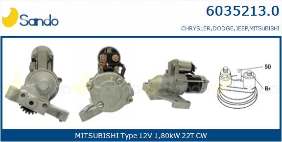  MOTORINO AVVIAMENTO (ADATTABILE) JEEP COMPASS 2.0 CRD 06-