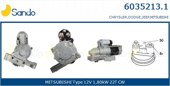 SANDO M.AV.TO(ORIGINALE) JEEP PATRIOT 2.0CRD 08-