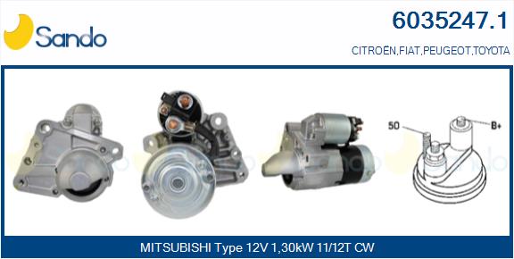  MOTORINO AVVIAMENTO (ORIGINALE) CITROEN C3 1.6HDI 08-