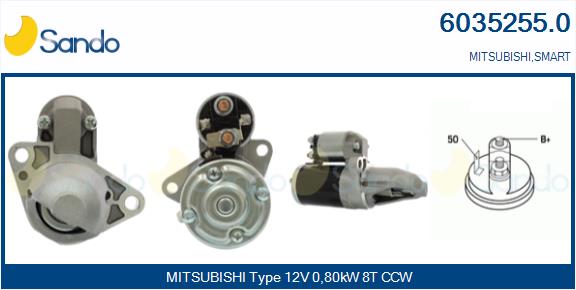Motorino d'avviamento SANDO 6035255.0