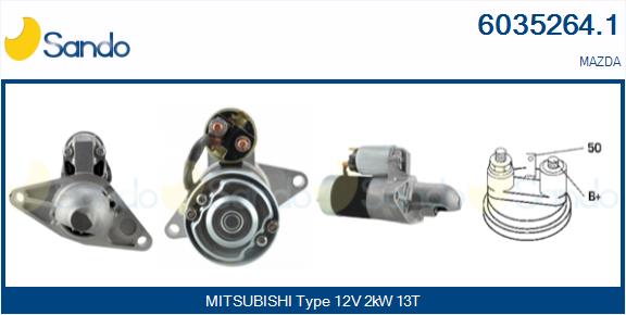  MOTORINO AVVIAMENTO (ORIGINALE) MAZDA RX-8 1.3 -12