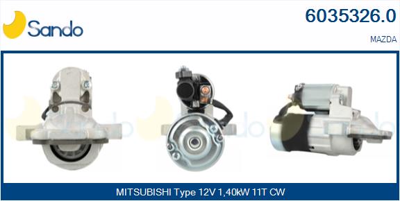 Motorino d'avviamento SANDO 6035326.0