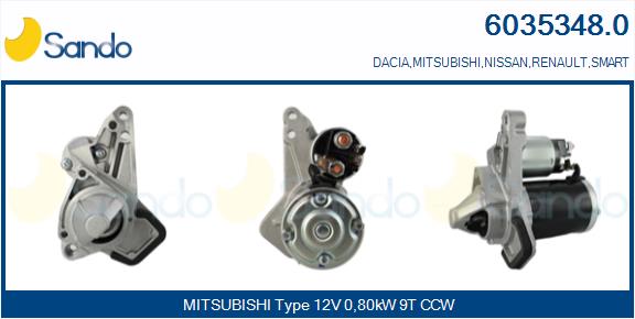  MOTORINO AVVIAMENTO (ADATTABILE) DACIA DUSTER 1.2 TCE -18