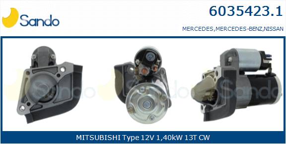 SANDO MOT. AVVIAMENTO MERCEDES.NISSAN