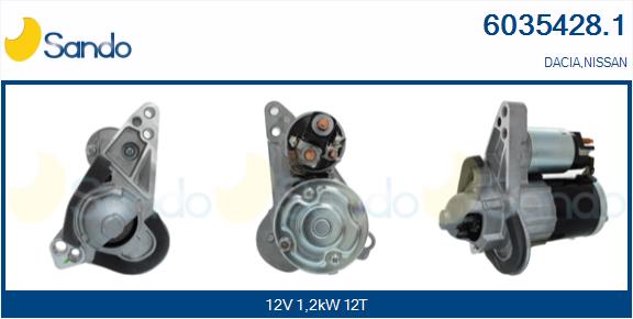 Motorino d'avviamento SANDO 6035428.1