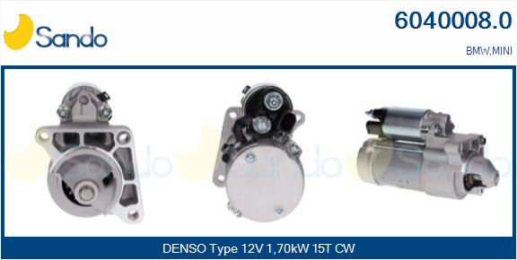 Motorino d'avviamento SANDO 6040008.0