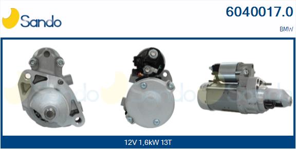Motorino d'avviamento SANDO 6040017.0