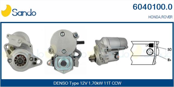 Motorino d'avviamento SANDO 6040100.0