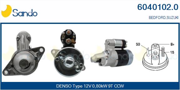  MOTORINO AVVIAMENTO (ADATTABILE) SUZUKI SUPER CARRY 1.0 -99