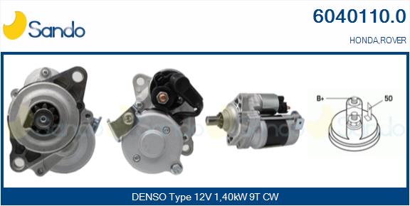 Motorino d'avviamento SANDO 6040110.0