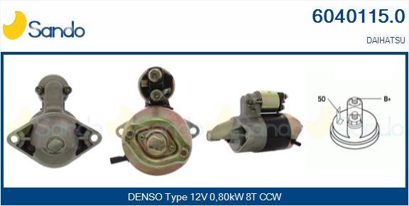Motorino d'avviamento SANDO 6040115.0