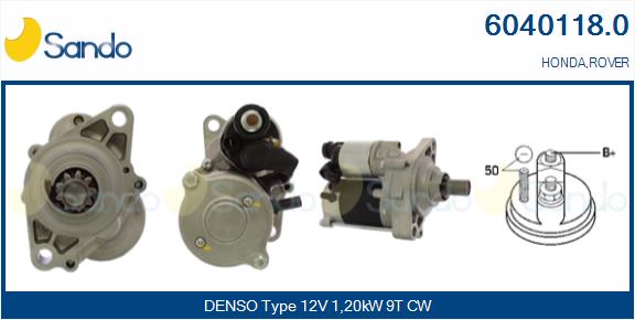 Motorino d'avviamento SANDO 6040118.0