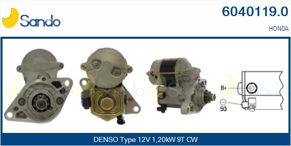 Motorino d'avviamento SANDO 6040119.0