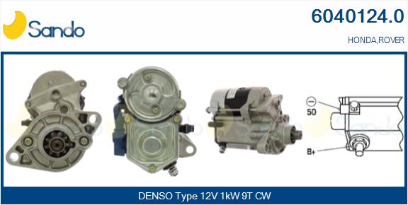 Motorino d'avviamento SANDO 6040124.0