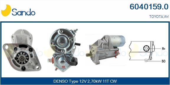  MOTORINO AVVIAMENTO (ADATTABILE) VW TARO 2.4D -90