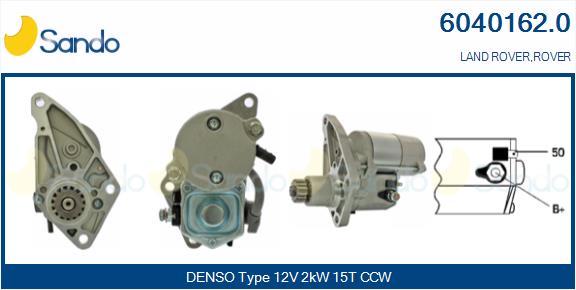 Motorino d'avviamento SANDO 6040162.0