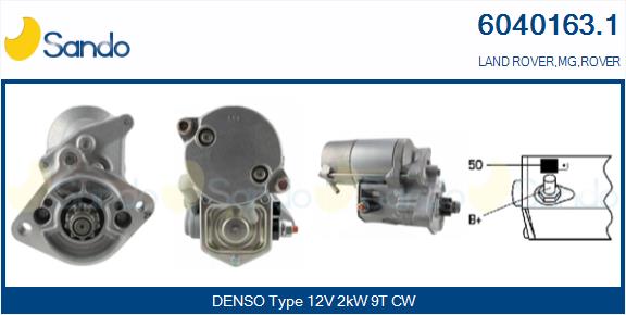 Motorino d'avviamento SANDO 6040163.1