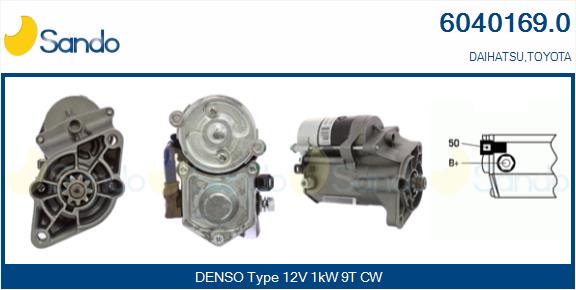 Motorino d'avviamento SANDO 6040169.0