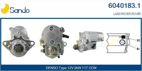 Motorino d'avviamento SANDO 6040183.1