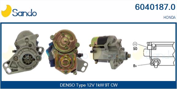 Motorino d'avviamento SANDO 6040187.0