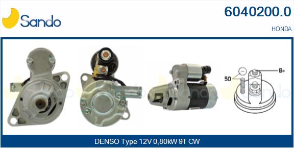Motorino d'avviamento SANDO 6040200.0