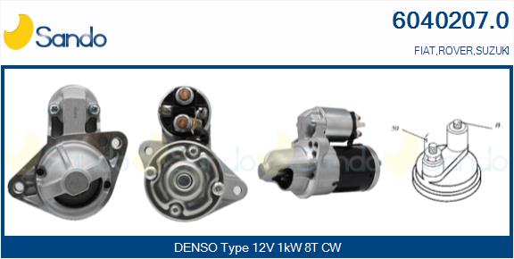  MOTORINO AVVIAMENTO (ADATTABILE) SUZUKI 1.3 03-