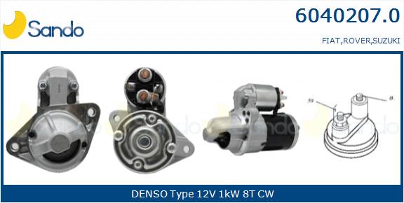  MOTORINO AVVIAMENTO (ADATTABILE) SUZUKI 1.3 03-