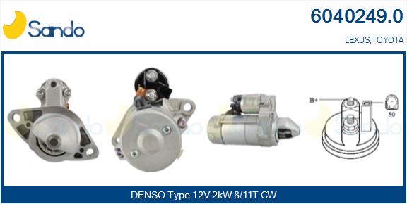  MOTORINO AVVIAMENTO (ADATTABILE) TOYOTA AVENSIS 2.2D -08