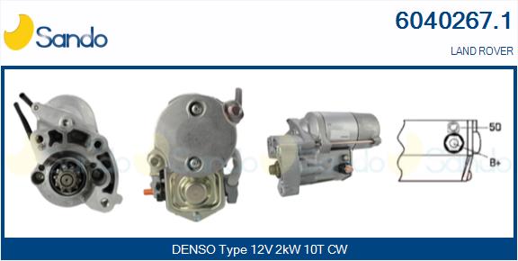 Motorino d'avviamento SANDO 6040267.1