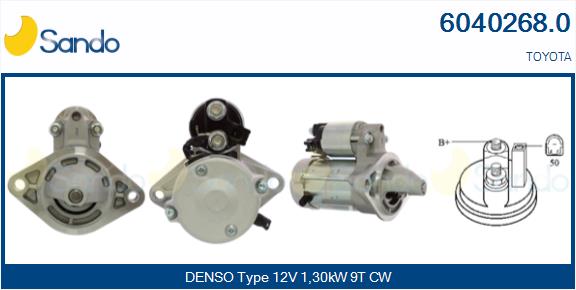 Motorino d'avviamento SANDO 6040268.0