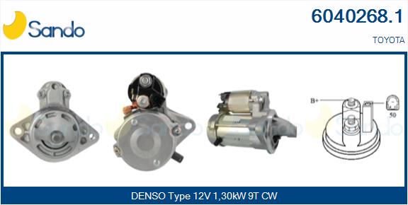 Motorino d'avviamento SANDO 6040268.1