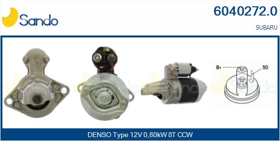 Motorino d'avviamento SANDO 6040272.0