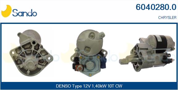 Motorino d'avviamento SANDO 6040280.0