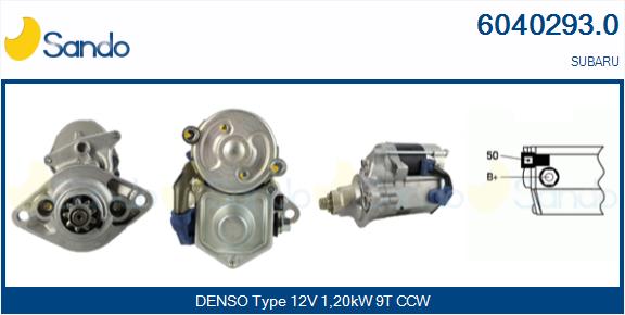 Motorino d'avviamento SANDO 6040293.0