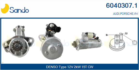 Motorino d'avviamento SANDO 6040307.1