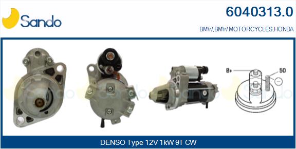 Motorino d'avviamento SANDO 6040313.0