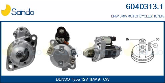 Motorino d'avviamento SANDO 6040313.1