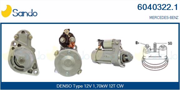  MOTORINO AVVIAMENTO (ORIGINALE) MERCEDES CLASSE C 180CDI -14