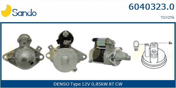  MOTORINO AVVIAMENTO (ADATTABILE) TOYOTA YARIS 1.0 -20