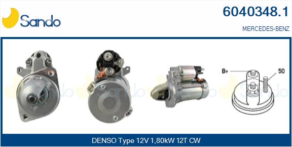 Motorino d'avviamento SANDO 6040348.1