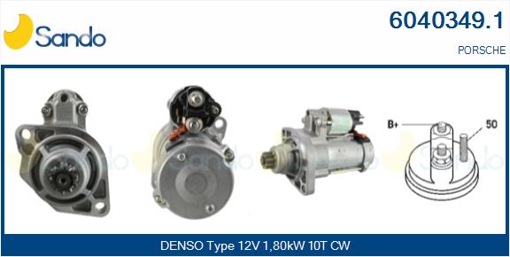 Motorino d'avviamento SANDO 6040349.1